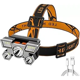 Care 4 LED Headlamp RechargeableZoom & 90° Adjustable Head Lamp, HeadLamps for Adults Waterproof, Headlight for Outdoors, Camping, Running, Fishing, Cycling-picture-14