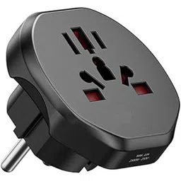 CARE CASE Universal Travel Adapter, Black, Type A, B, C, D, E, F, G, H, I, J, K, L, M, N, O, AC power plug (AU/EU/US/UK), 2500W, 110-240V, 2.4E+2V, Z2-picture-10