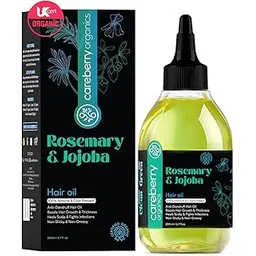 careberry Organic Rosemary & Jojoba Hair Oil For Hair Growth & Dandruff Control | 100% Natural & Organic | Certified Ayurvedic | Cold Pressed Oil | Mineral Oil Free | 200ml-picture-42