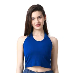 CareDone Halter Neck Sleeveless Crop Top-picture-34