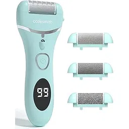 CARESMITH Bloom Callus Remover For Feet Electronic | Foot Scrubber For Dead Skin | 3 Crystal Quartz Heads Suitable For Dead Skin Remover | Pedicure Kit For Women As Foot Cleaner-picture-36