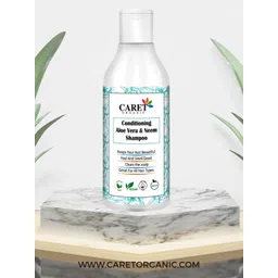 CARET ORGANIC Aloevera & Neem Shampoo - 300 ml-picture-11