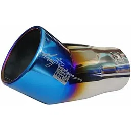 CARIZO High Performance 60mm Inlet Single Exhaust Muffler Tip Burnt Blue TF-6062, Car Exhaust Upgrade Compatible with Toyota Innova Hycross (2022)-picture-28