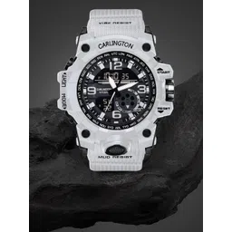 CARLINGTON Men Dial & Straps Analogue Watch CT 3355 White-picture-14