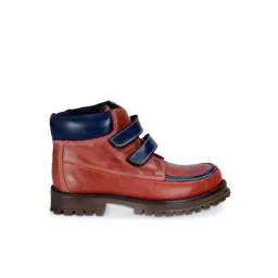 Carlo Romano Kids Red & Navy Casual Boots-picture-28