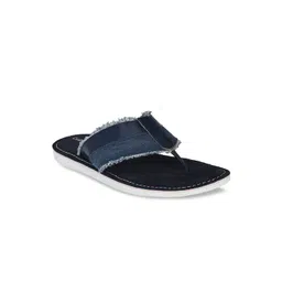 CARLO ROMANO Men Blue  Colourblocked Thong Flip-Flops-image-1