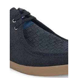 CARLO ROMANO Men Textured Lightweight Leather Loafers image 2