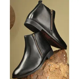 Carlo Romano Men's Black Boots Boots-picture-11