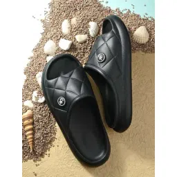 Carlo Romano Men's Black Slides-picture-42