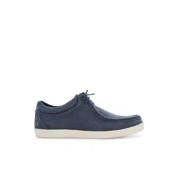 Carlo Romano Men's Blue Derby Shoes-image-11