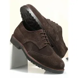 Carlo Romano Men's Brown Brogue Shoes-picture-33