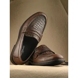 Carlo Romano Men's Brown Casual Loafers-picture-46