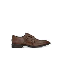 Carlo Romano Men's Brown Monk Shoes-picture-46