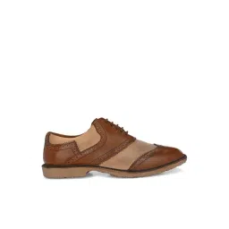 Carlo Romano Men's Brown Oxford Shoes-picture-15