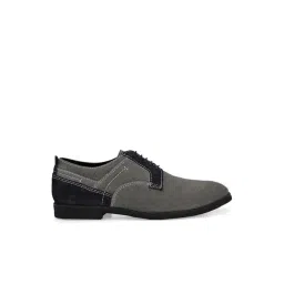Carlo Romano Men's Grey Derby Shoes-picture-15