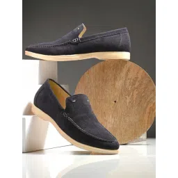 Carlo Romano Men's Navy Casual Loafers-picture-31