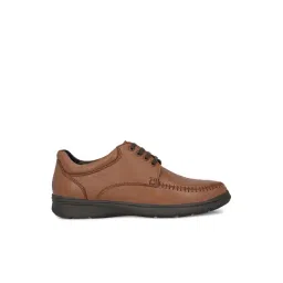 Carlo Romano Men's Tan Derby Shoes-picture-11