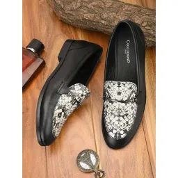 Carlo Romano Women's Black Casual Loafers-picture-14