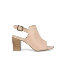 Carlo Romano Women's Blush Pink Back Strap Sandals-picture-20