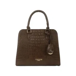 Carlton London Beige Textured Medium Handbag-picture-28