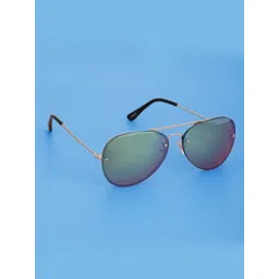 Carlton London Boys Mirrored Lens & Gold-Toned UV Protected Aviator Sunglasses CLSB240-picture-32