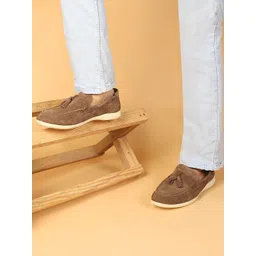 Carlton London Chiku Men Leather Loafers-picture-41