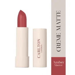 Carlton London Creme Matte Lipstick Amber Mauve - 4.5 gm-picture-20