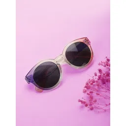 Carlton London Girls Blue Lens & Purple Round Sunglasses-picture-38