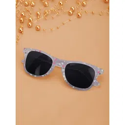 Carlton London Girls Grey Lens & White Wayfarer Sunglasses with UV Protected Lens CLSG234-picture-45