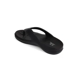 Carlton London Men Black Croslite Thong Flip-Flops image 3