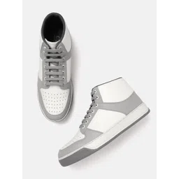 Carlton London Men Colourblocked Mid-Top Sneakers-picture-25