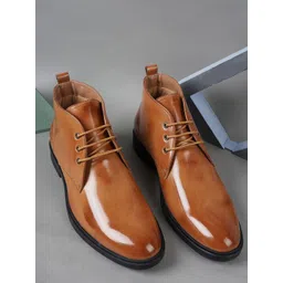 Carlton London Men Mid-Top Regular Boots-picture-22