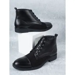 Carlton London Men Mid-Top Regular Boots-picture-33