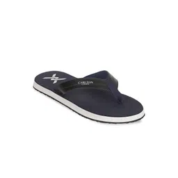Carlton London Men Navy Blue & White Thong Flip-Flops-picture-22