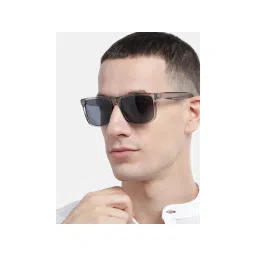 Carlton London Men Polycarbonate UV Protected Blue Dial Rectangle Sunglasses-picture-23