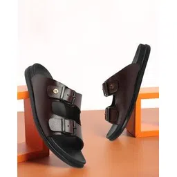 carlton london Men Slip-On Sandals with Buckle-Accent-picture-30