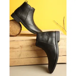 Carlton London Men's Black Boots-picture-37