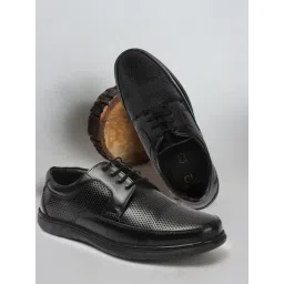 Carlton London Men's Black Derby Shoes-picture-11