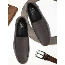 Carlton London Men's Cherry Brown Casual Loafers-picture-33