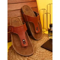 Carlton London Men's Tan Casual Sandals-picture-19