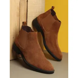 Carlton London Men's Tan Chelsea Boots-picture-22