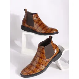 Carlton London Men's Tan Chelsea Boots-picture-17