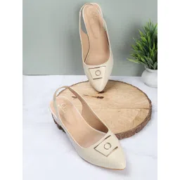 Carlton London Party Block Pumps with Buckles-picture-33