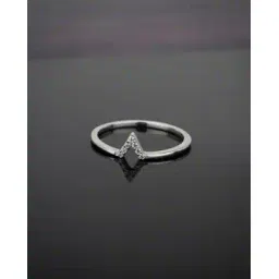 carlton london S125658R-A/2 925 Sterling Silver Rhodium-Plated Finger Ring-picture-12