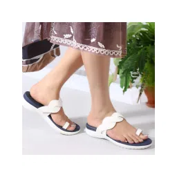 Carlton London White Solid Women Comfort Flats-picture-16