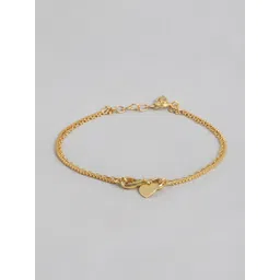 Carlton London Women Brass Gold-Plated Charm Bracelet-picture-17
