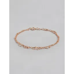 Carlton London Women Brass Rose Gold-Plated Charm Bracelet-picture-20