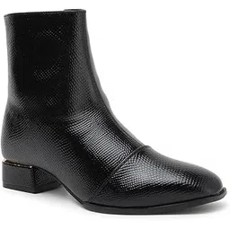 carlton london women Casual Textured Zippered Boots-picture-13