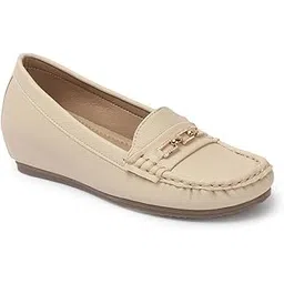 carlton london Women Comfortable and Stylish Flat Square Toe Slip On Fashion Loafer Shoes for Daily,Office, Casual and Formal Use-picture-15