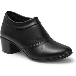 carlton london Women Comfortable Block Heel Pointed Toe Fashion Shoes for Office, Formal and Casual Wear-picture-19